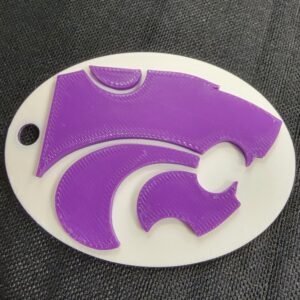 KSU Powercat Keychain